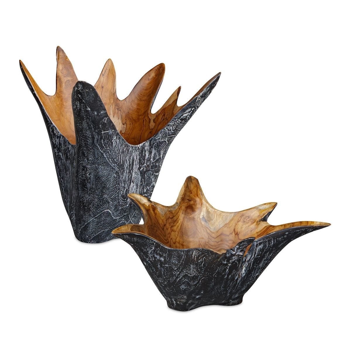 Uttermost Accessories Starpetal Indoor/Outdoor Bowls, Set of 2 House of Isabella UK