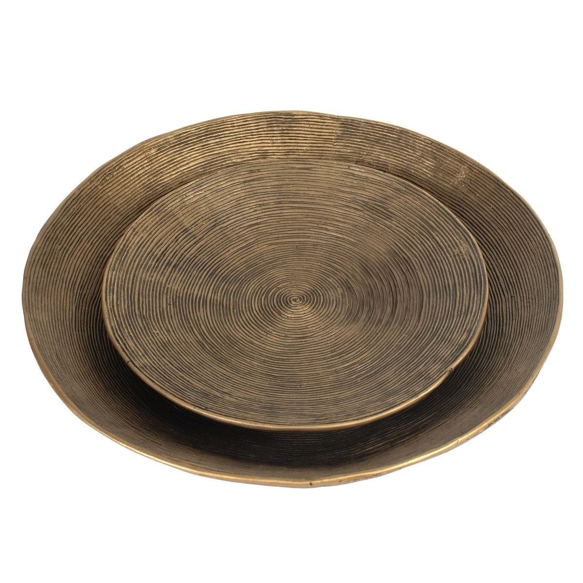 Uttermost Accessories Stratum Round Brass Bowls Set of 2 House of Isabella UK