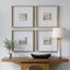 Uttermost Accessories Studying Sepia Hand Painted Canvases - Set of 4 House of Isabella UK