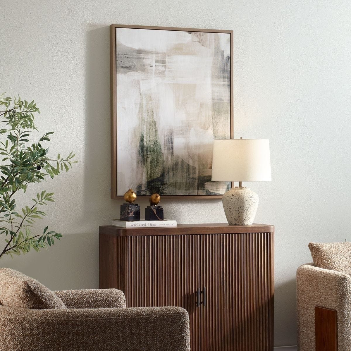 Uttermost Accessories Subliminal Drift Abstract Framed Canvas House of Isabella UK