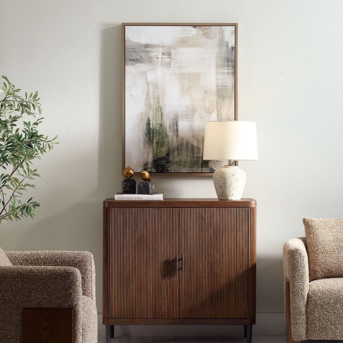 Uttermost Accessories Subliminal Drift Abstract Framed Canvas House of Isabella UK
