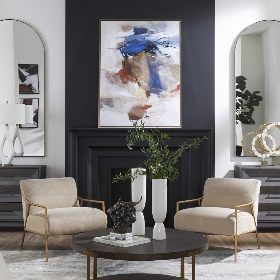 Uttermost Accessories Subtle Nuances Framed Abstract Art House of Isabella UK