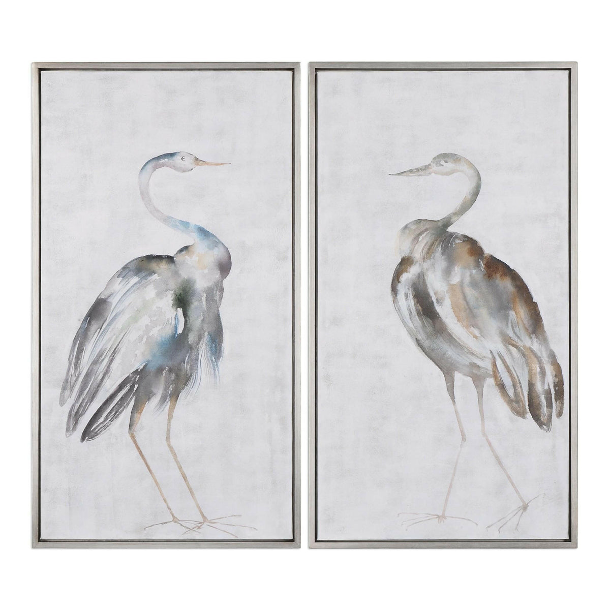 Summer Birds Framed Art S/2.