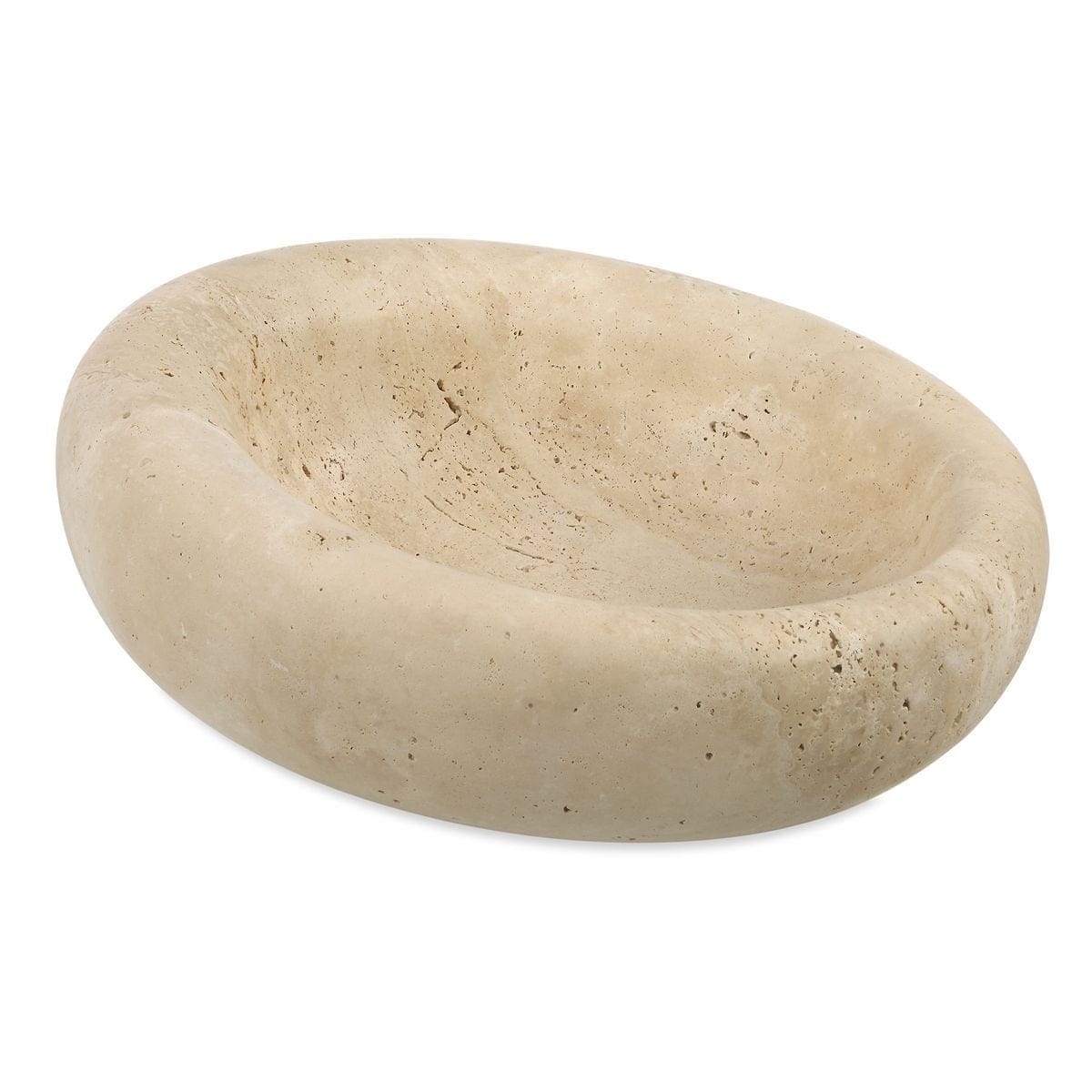Uttermost Accessories Swaddle Bowl - Travertine Large House of Isabella UK