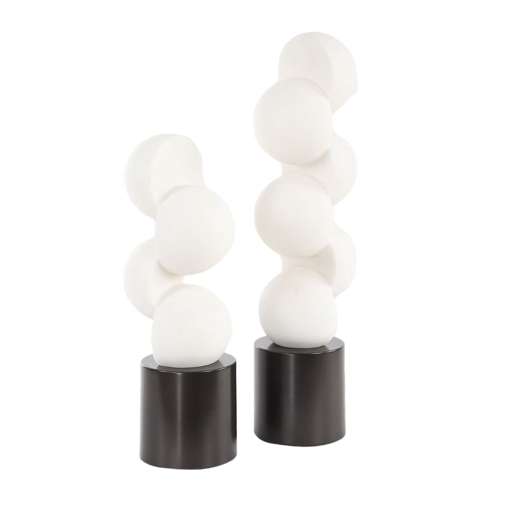 Uttermost Accessories Symmetry Circle Sculptures - Set of 2 House of Isabella UK
