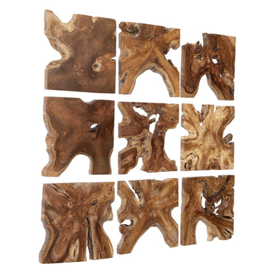 Uttermost Accessories Talia Wood Wall Décor Set of 9 House of Isabella UK