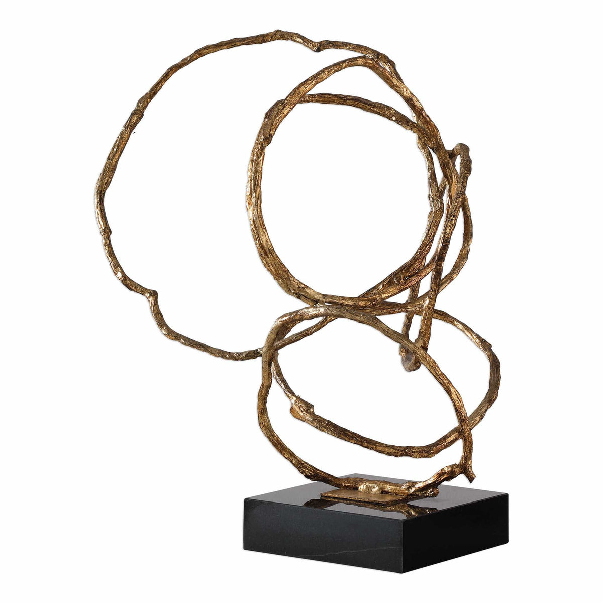 Uttermost Accessories Talya Interlinking Sculpture in Brass House of Isabella UK