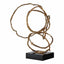 Uttermost Accessories Talya Interlinking Sculpture in Brass House of Isabella UK