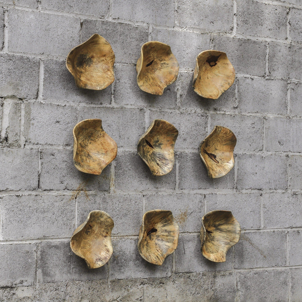 Uttermost Accessories Tamarine Wood Wall Art - Set of 3 House of Isabella UK