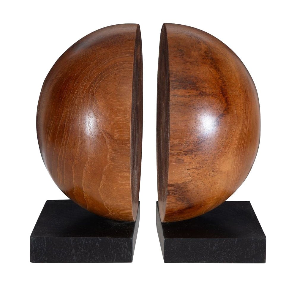 Uttermost Accessories Teak and Noir Bookends Set of 2 House of Isabella UK