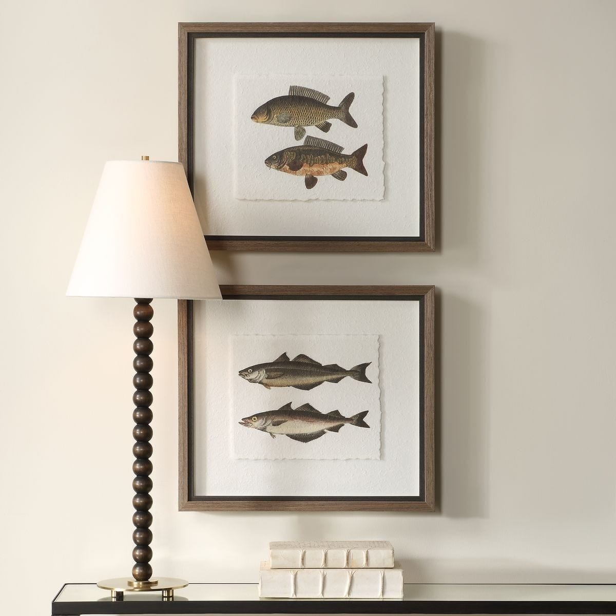 Uttermost Accessories The Catch Framed Fish Prints Set of 2 House of Isabella UK