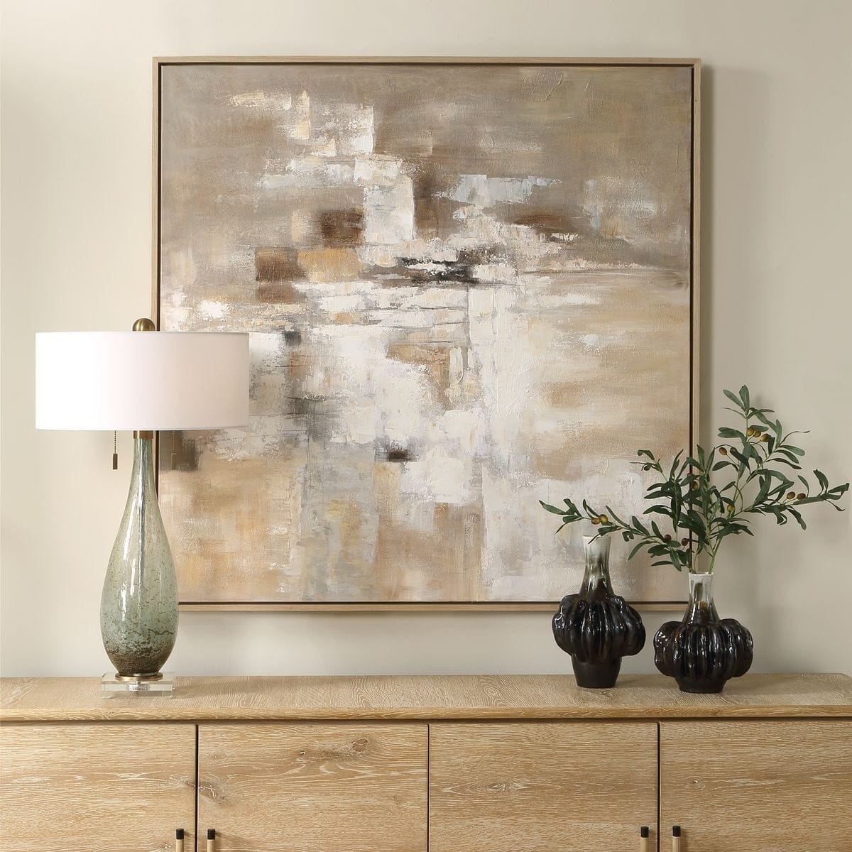 Uttermost Accessories Time To Time Hand Painted Abstract Art House of Isabella UK