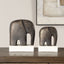 Uttermost Accessories Timeless Tusk Elephant Sculptures in Bronze - Set of 2 House of Isabella UK