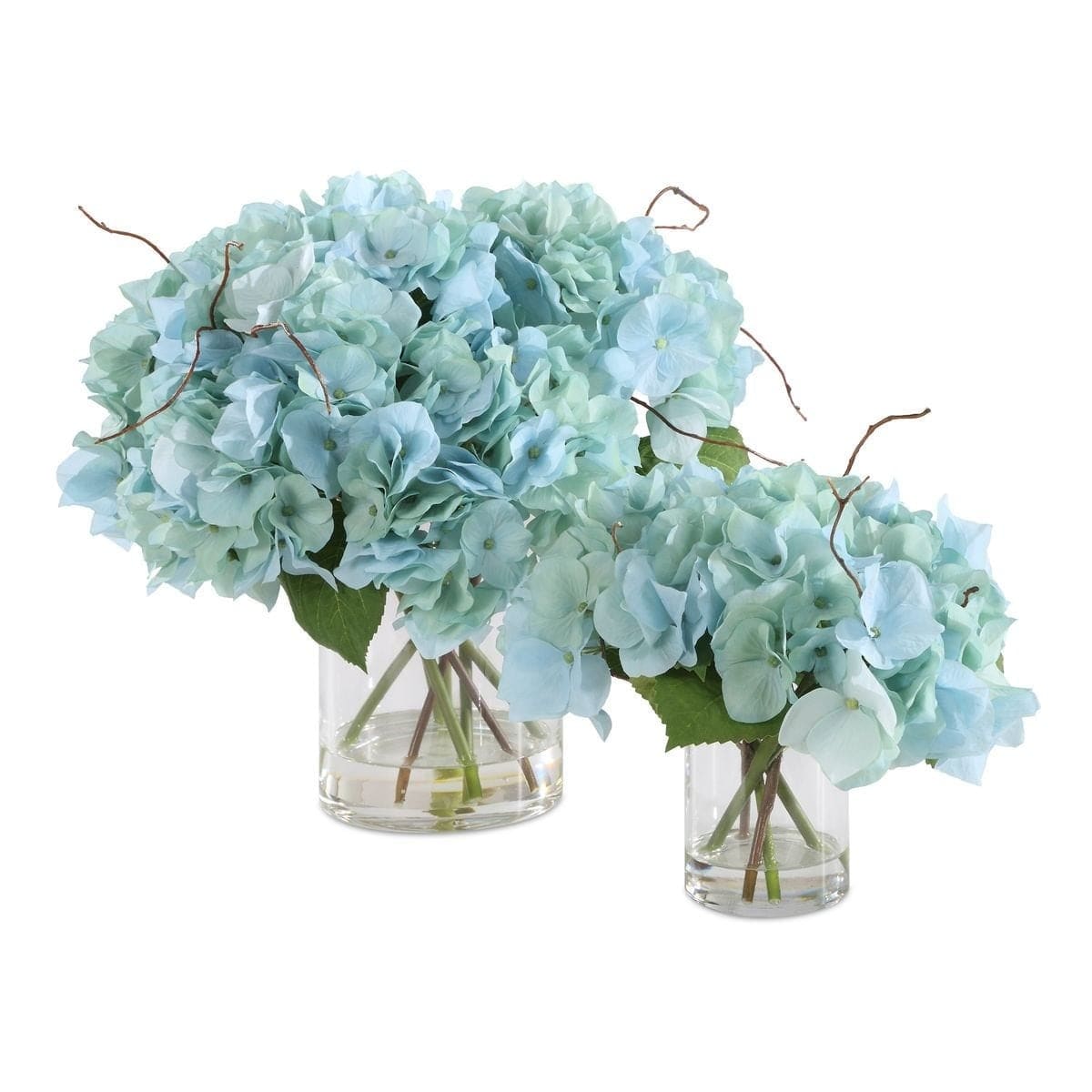 Uttermost Accessories Tranquil Blooms In Glass Vases Set of 2 House of Isabella UK