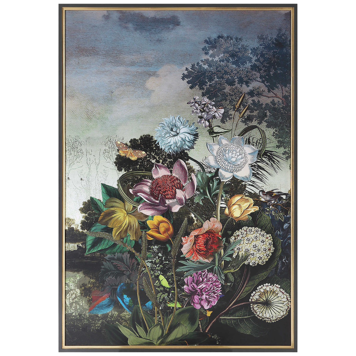 Uttermost Accessories Tranquil Garden Fantasy Framed Print House of Isabella UK