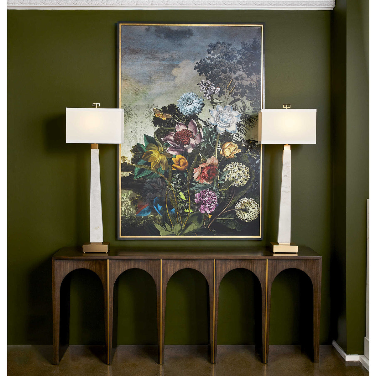 Uttermost Accessories Tranquil Garden Fantasy Framed Print House of Isabella UK