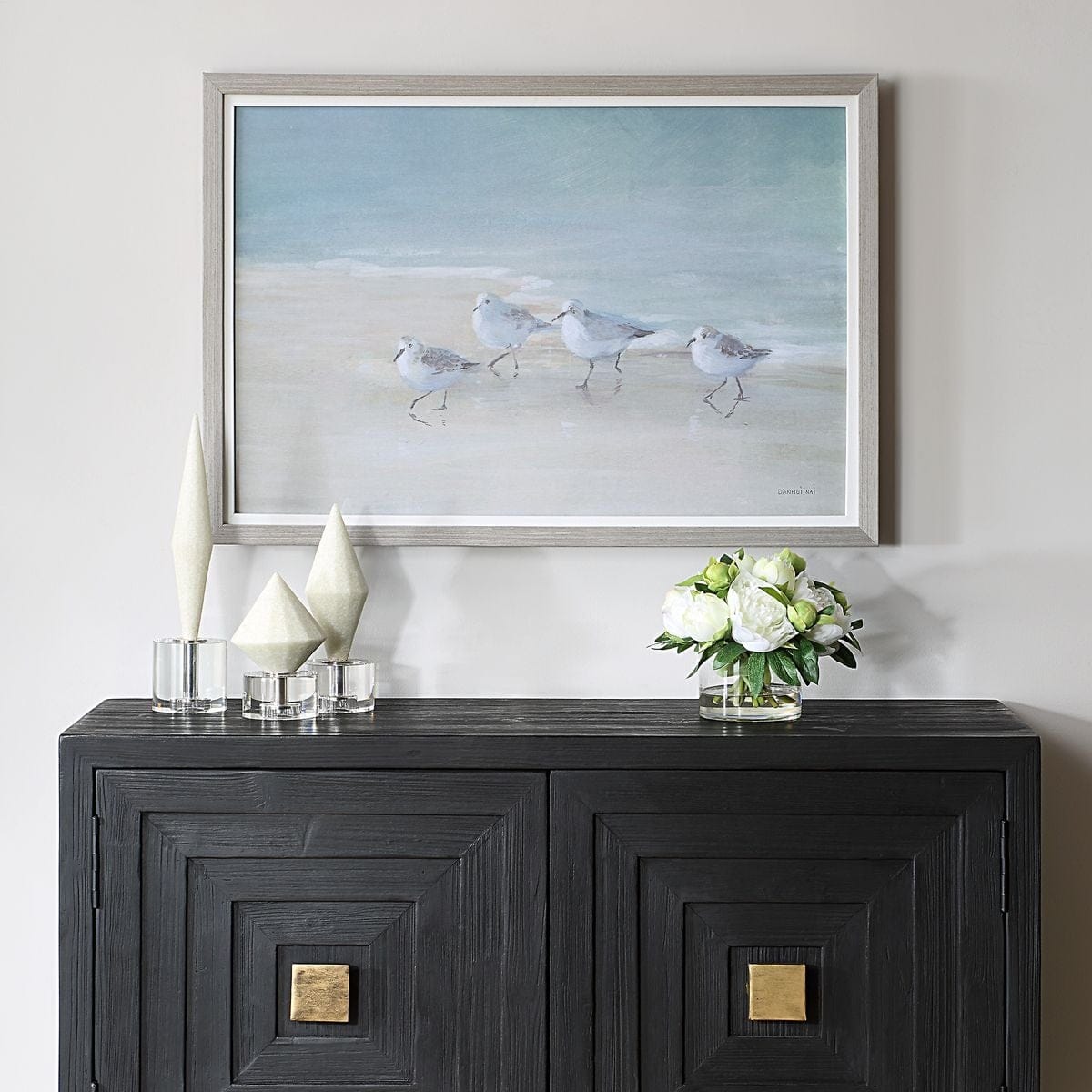 Uttermost Accessories Tranquil Shorebirds On The Sand Framed Print House of Isabella UK
