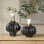 Uttermost Accessories Umbrian Gourd Vases in White and Brown - Set of 2 House of Isabella UK