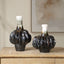 Uttermost Accessories Umbrian Gourd Vases in White and Brown - Set of 2 House of Isabella UK
