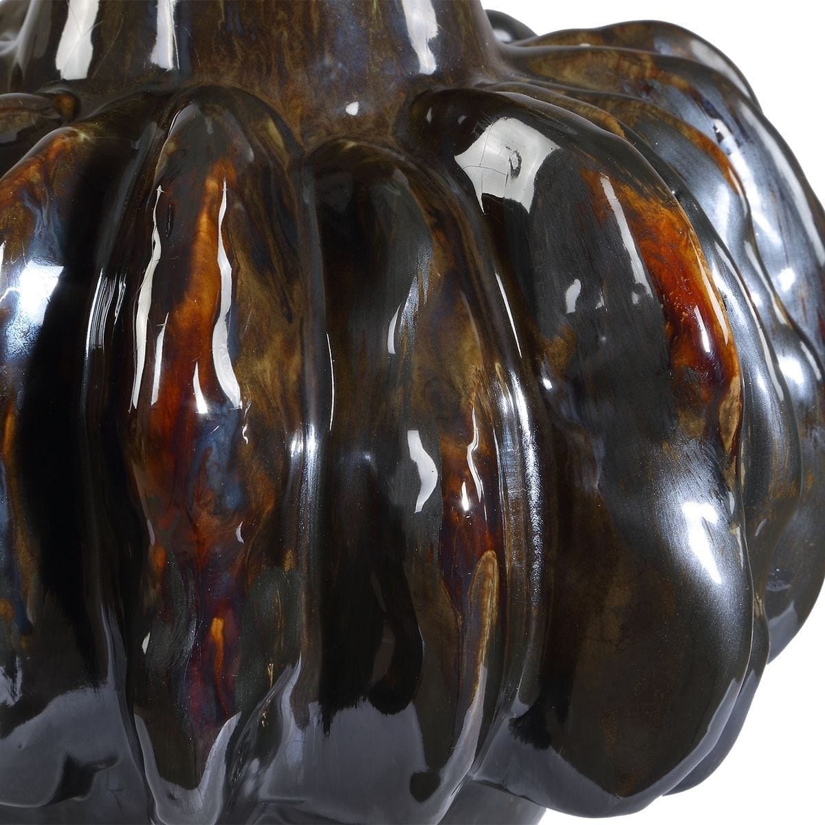 Uttermost Accessories Umbrian Gourd Vases in White and Brown - Set of 2 House of Isabella UK