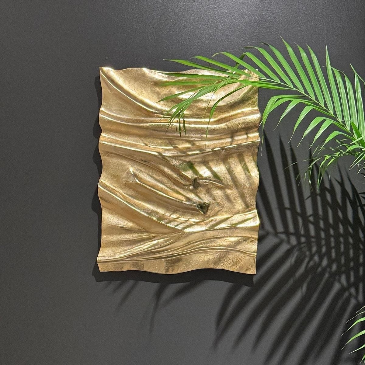 Uttermost Accessories Undulate Outdoor Gold Wall Panel House of Isabella UK