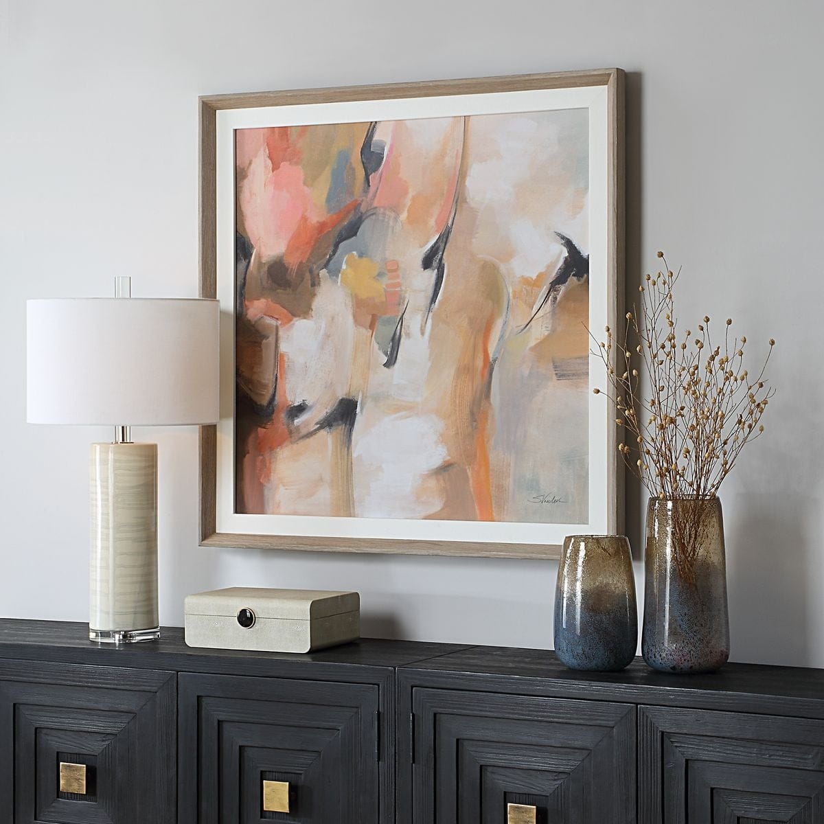 Uttermost Accessories Uphill Framed Abstract Print House of Isabella UK
