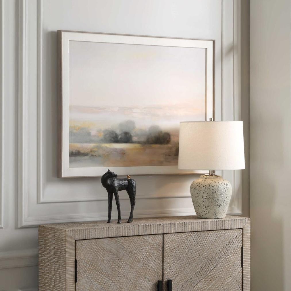 Uttermost Atmospheric Neutral Landscape Print.