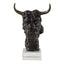 Uttermost Bison Bust Bronze Sculpture.