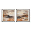Uttermost Cinnamon Shore Framed Prints Set of 2.