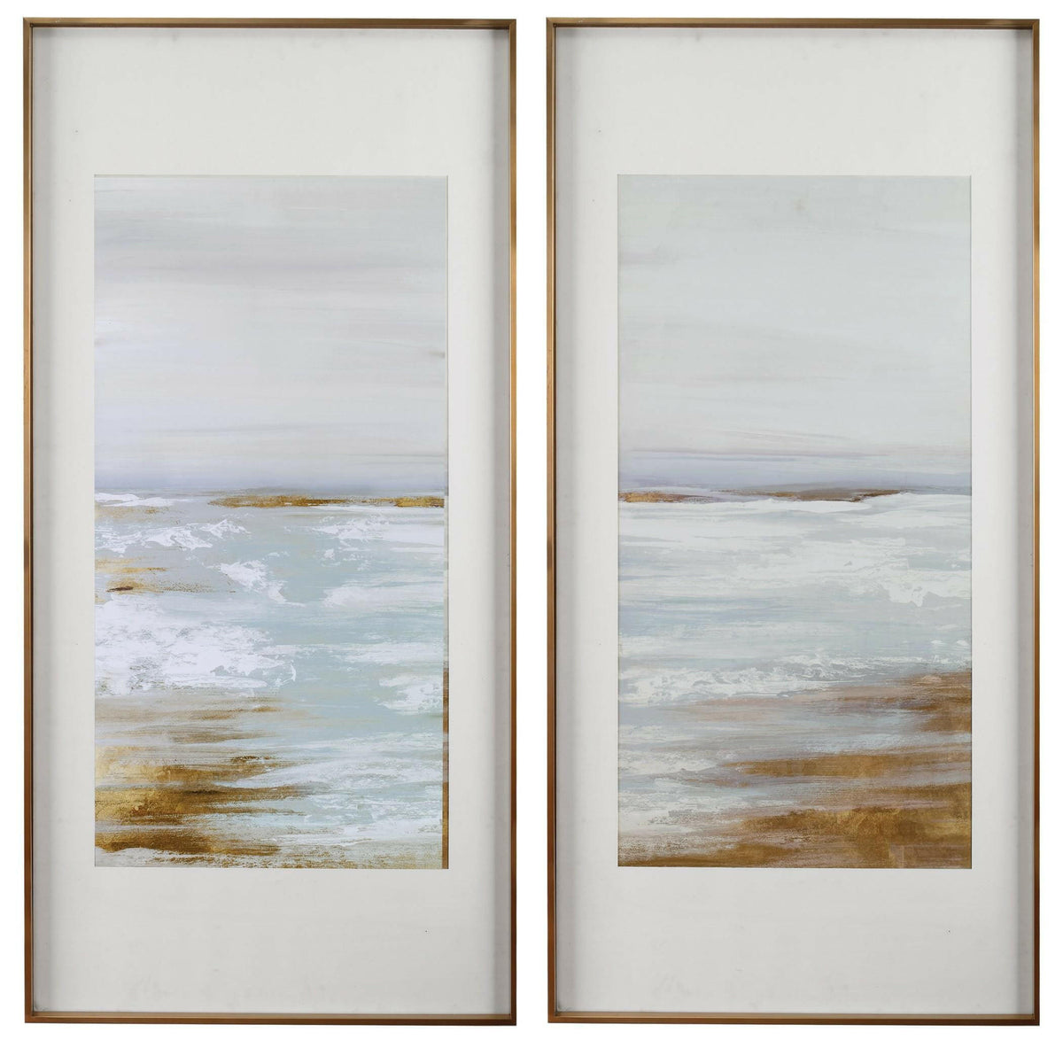 Coastline Framed Prints, S/2.