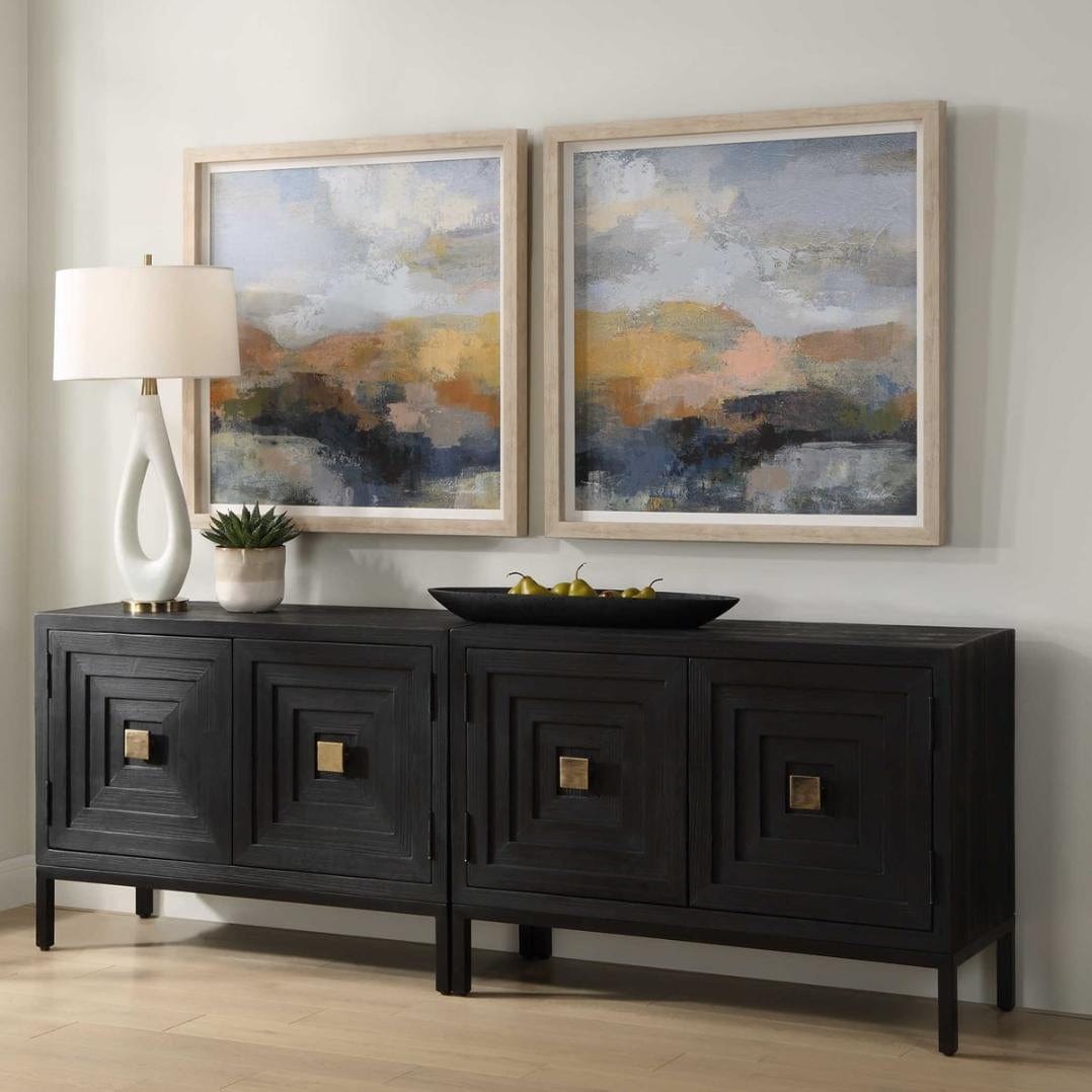 Uttermost Dusk Framed Prints, Set of 2.