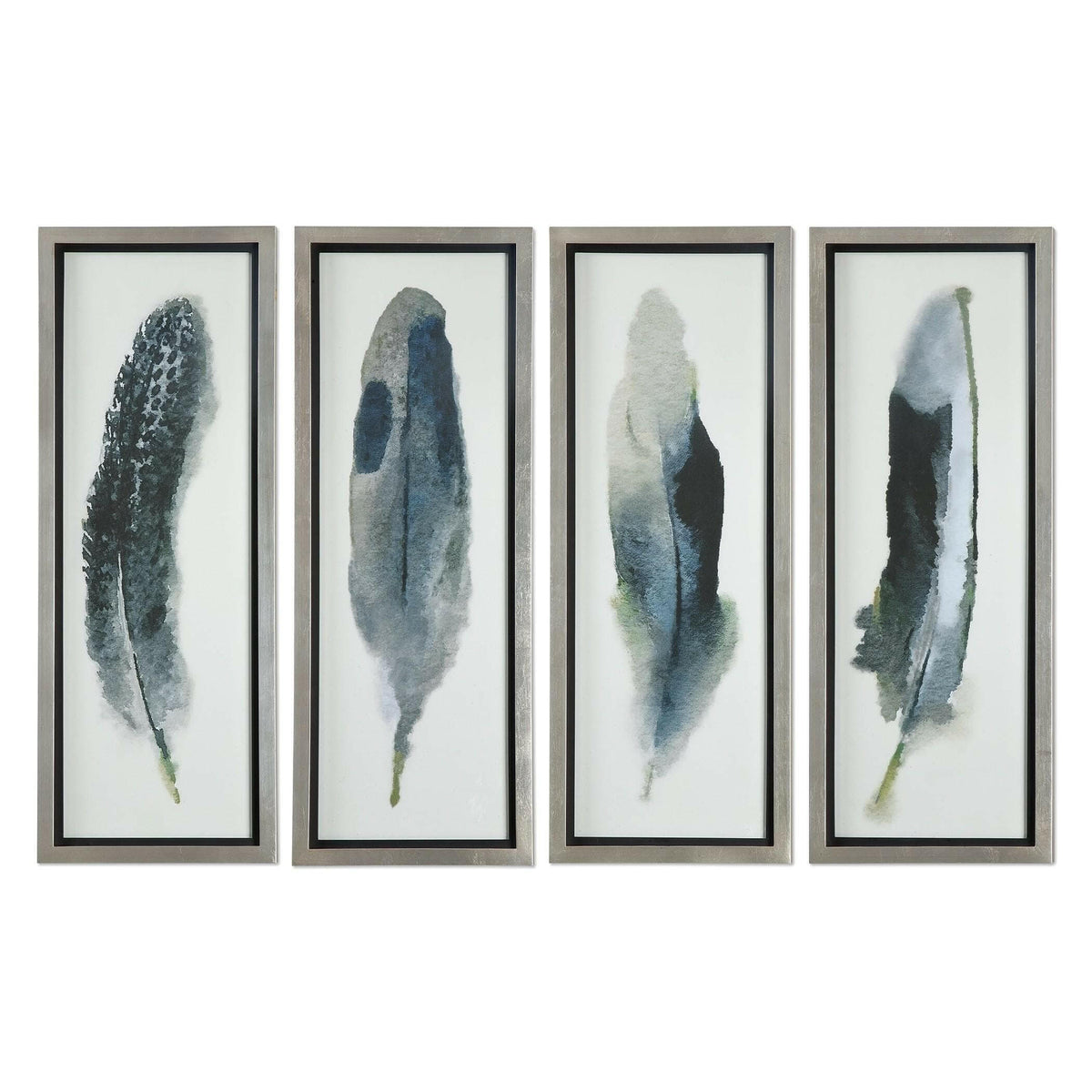 Feathered Beauty Prints, S/4.