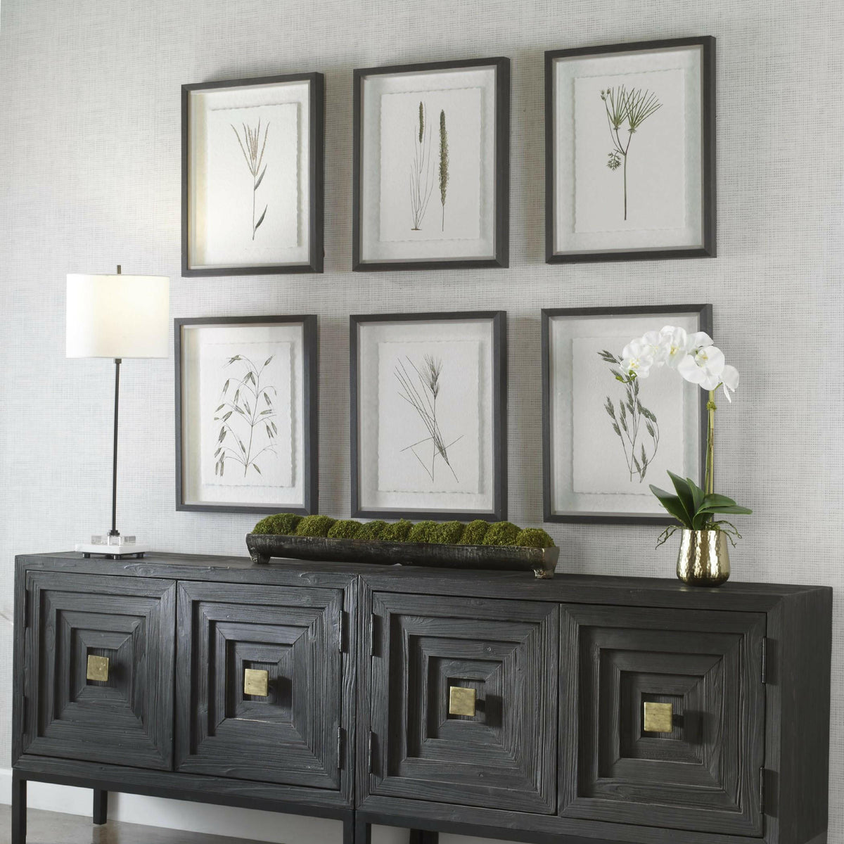 Forest Finds Framed Prints, S/6.