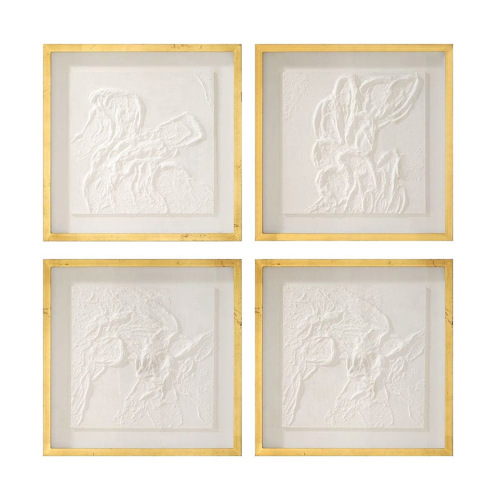 Uttermost Fourfold Framed Prints Set of 4.