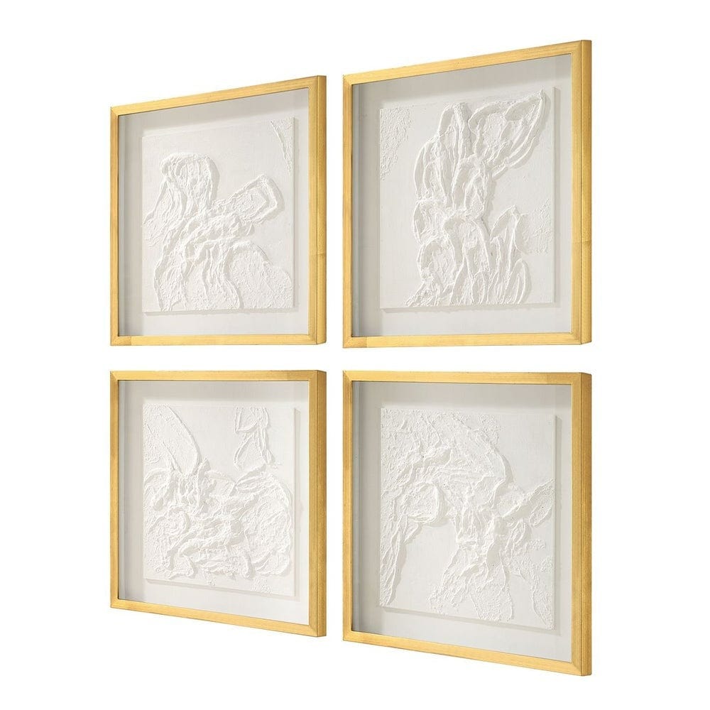 Uttermost Fourfold Framed Prints Set of 4.