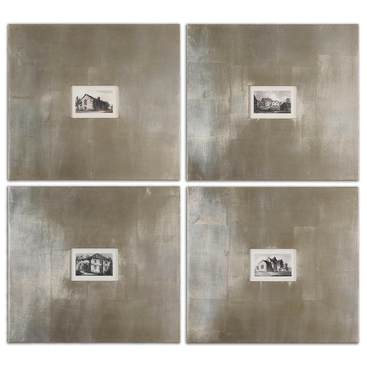 Historical Buildings Framed Art Set/4.