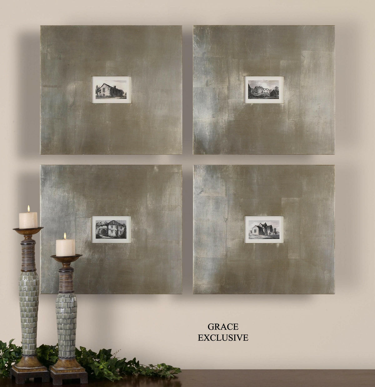 Historical Buildings Framed Art Set/4.