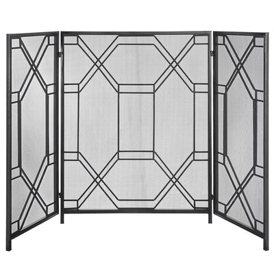 Uttermost Accessories Uttermost Rosen Geometric Fireplace Screen House of Isabella UK