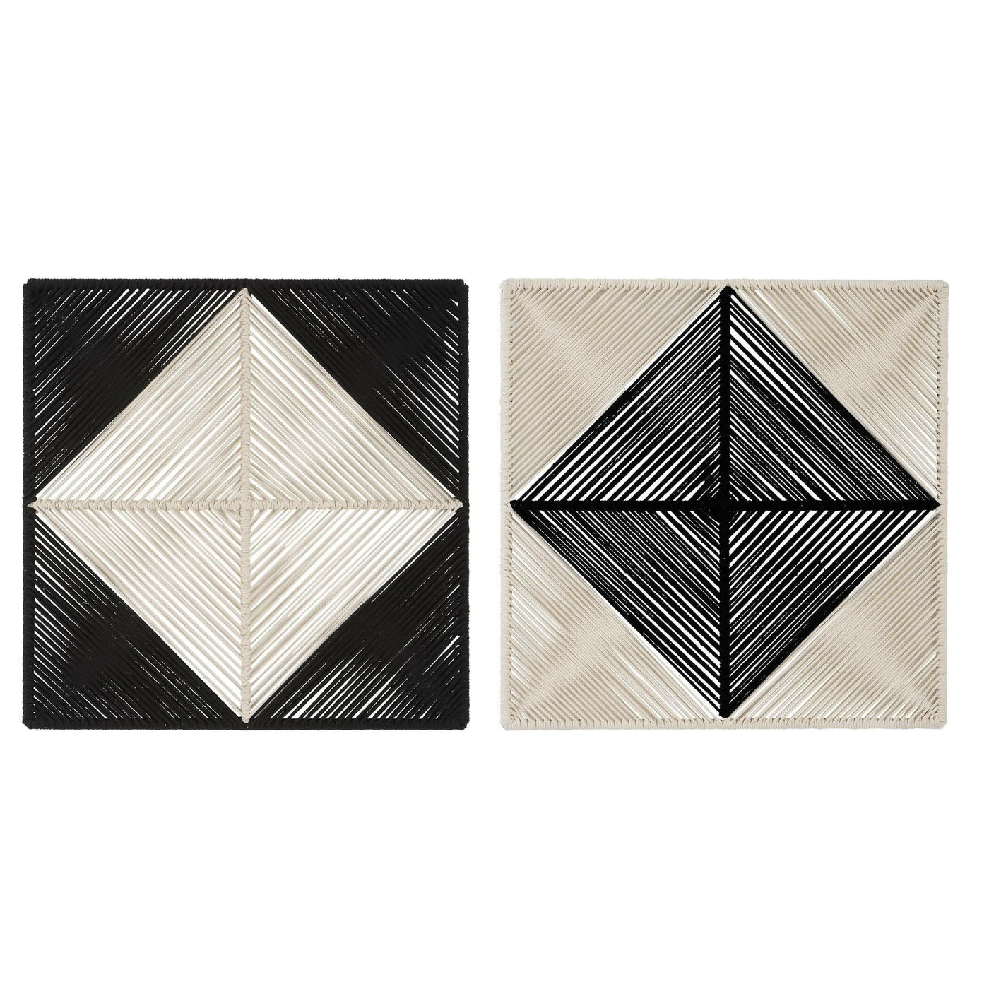 Uttermost Accessories Uttermost Seeing Double Rope Wall Squares, S/2 House of Isabella UK