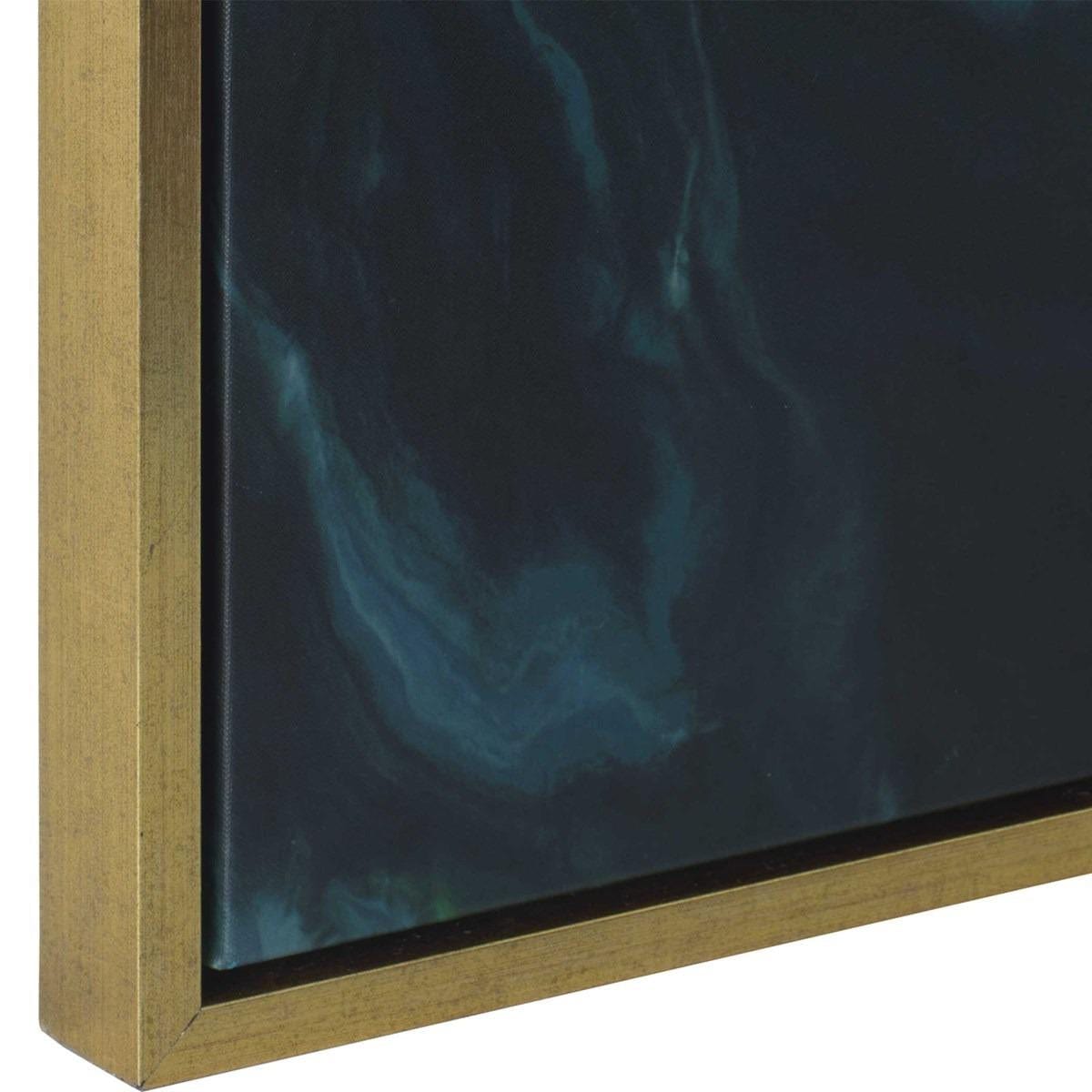 Uttermost Serene Green Framed Abstract Art.