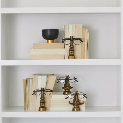 Uttermost Accessories Uttermost the Eyes Have It Glasses Stand Handlebar - Brass House of Isabella UK