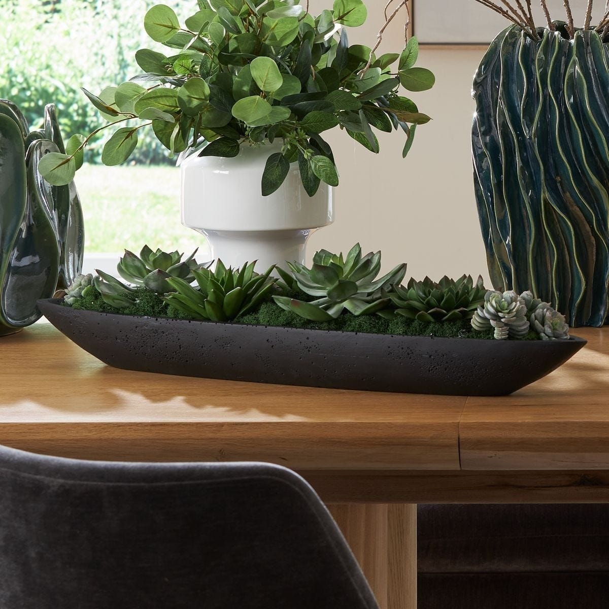 Uttermost Accessories Verde Succulent Centerpiece In Bowl House of Isabella UK