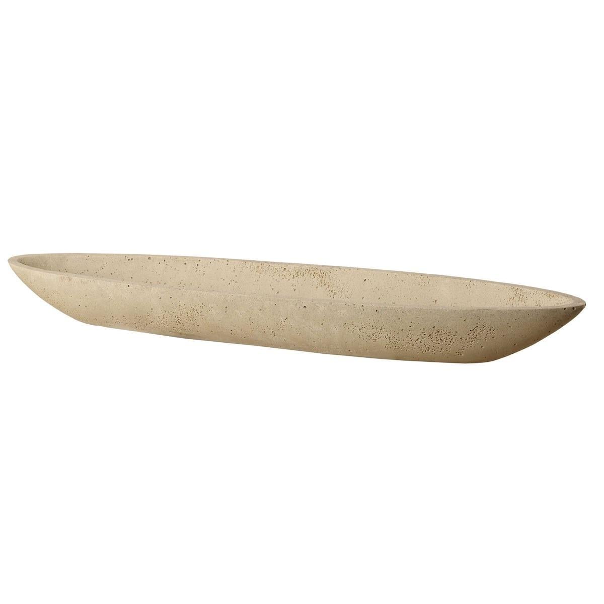 Uttermost Accessories Vessel Cast Ivory Canoe Bowl House of Isabella UK