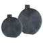 Uttermost Accessories Viewpoint Aged Black Vases, Set/2 House of Isabella UK