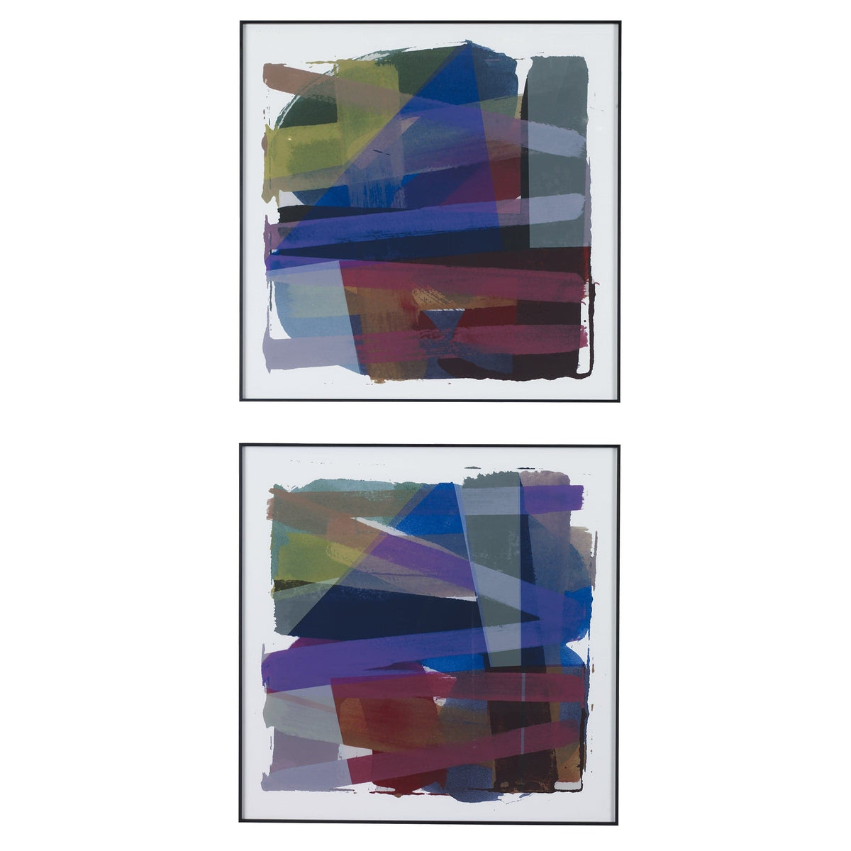 Uttermost Accessories Vivacious Abstract Framed Prints, Set/2 House of Isabella UK