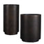 Uttermost Accessories Volcan Matte Bronze Outdoor Planters Set of 2 House of Isabella UK