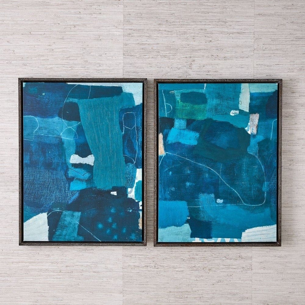 Uttermost Accessories Wait Until Dusk Framed Canvas Diptych Small Set of 2 House of Isabella UK