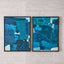 Uttermost Accessories Wait Until Dusk Framed Canvas Diptych Small Set of 2 House of Isabella UK