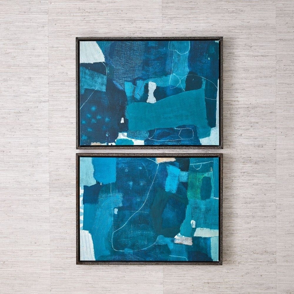 Uttermost Accessories Wait Until Dusk Framed Canvas Diptych Small Set of 2 House of Isabella UK