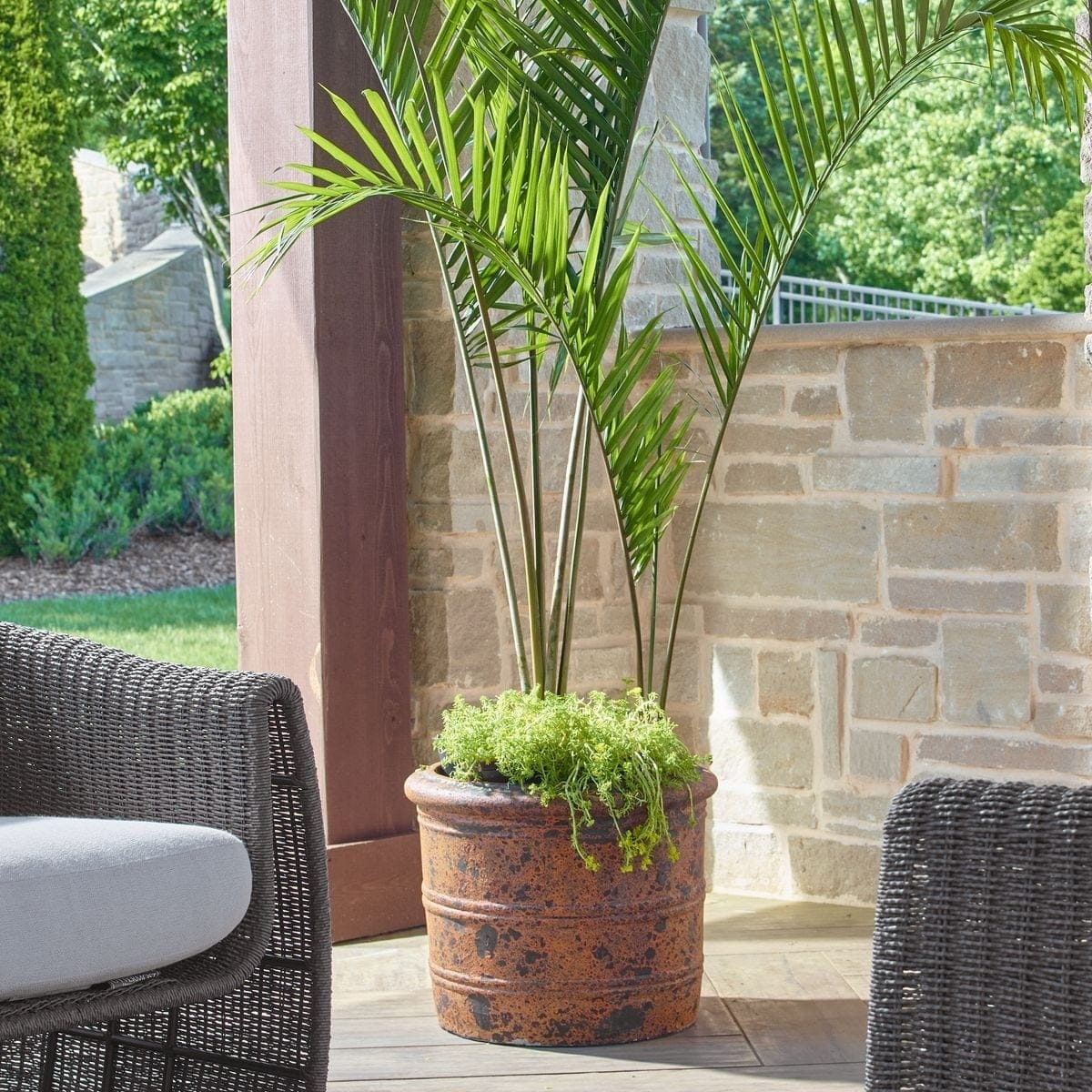 Uttermost Accessories Weathered Relic Rustic Outdoor Planter House of Isabella UK